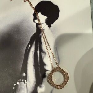 Swarovski rose gold pendant necklace